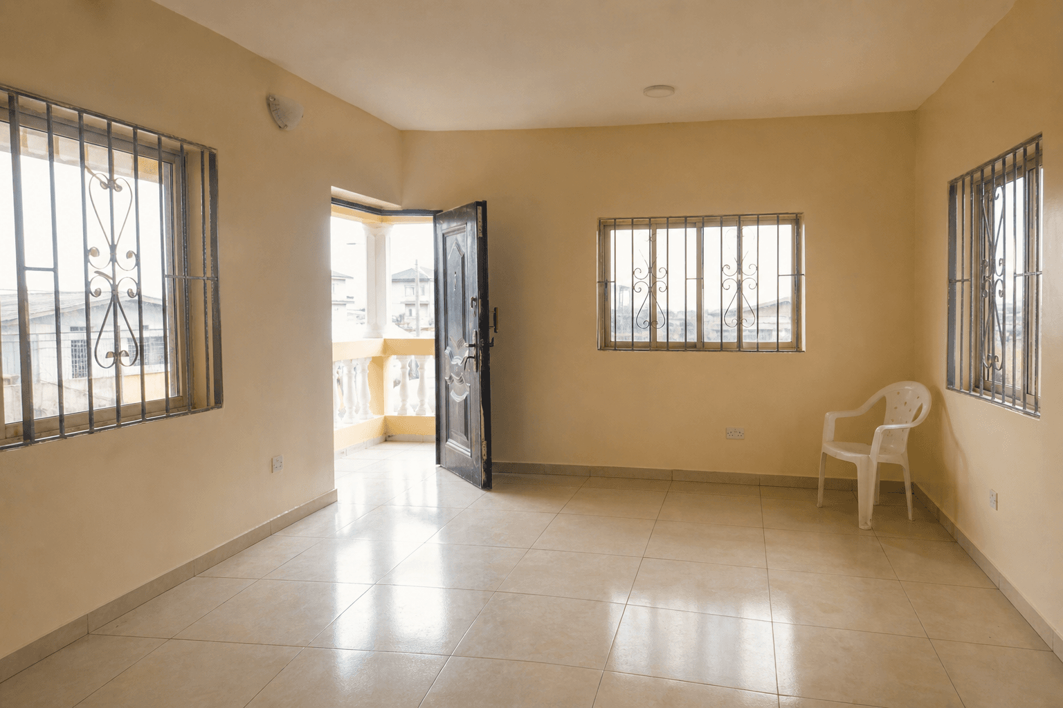 Empty apartment ready for tenants